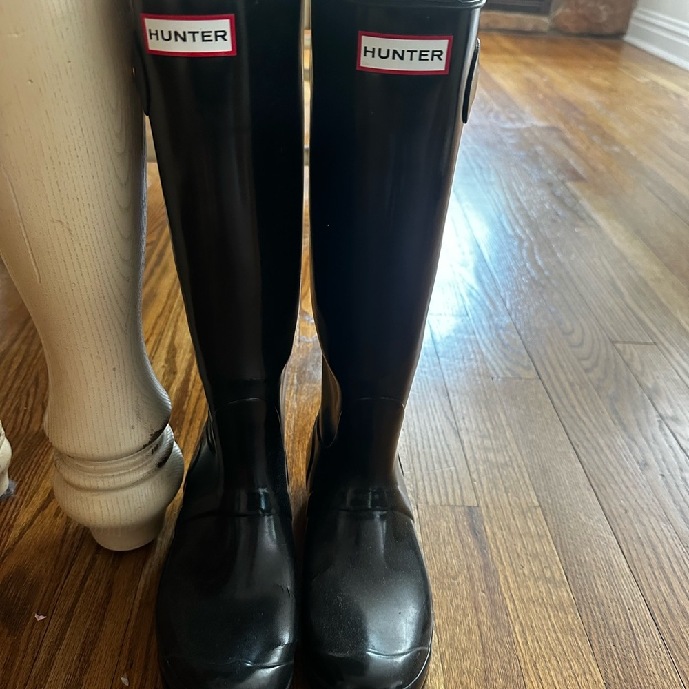 Hunter Black Rain Boots